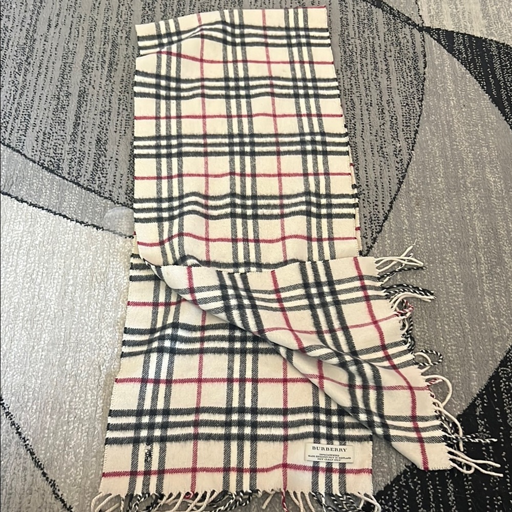 Burberry Checkered Scarf